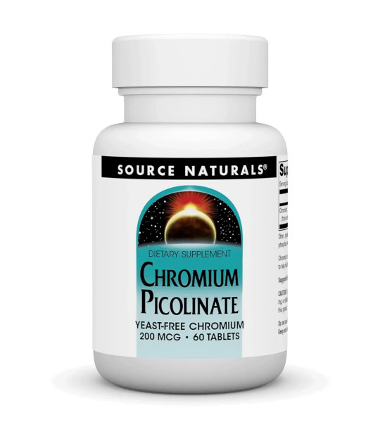Source Naturals Chromium Picolinate 200 mcg (60 табл)