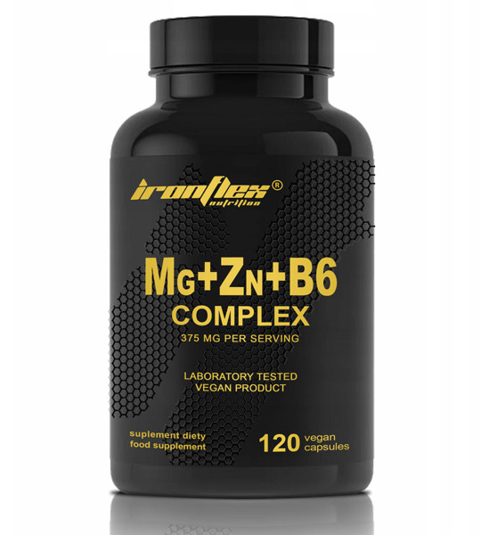 IronFlex Mg+Zn+B6 Complex Veg Caps (120 капс)