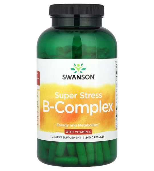 Swanson Super Stress B-Complex (240 капс)