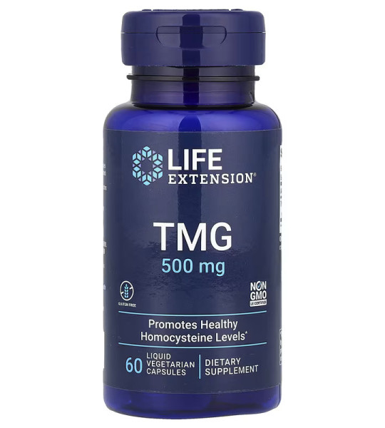 Life Extension TMG 500 mg Liquid Veg Caps (60 капс)
