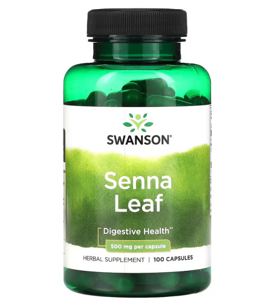 Swanson Senna Leaf 500 мг (100 капс)