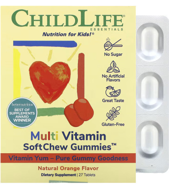 ChildLife Multi Vitamin SoftChew Gummies (27 табл)