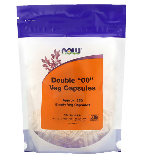 Now Double "00" Empty Veg Capsules (250 капс)
