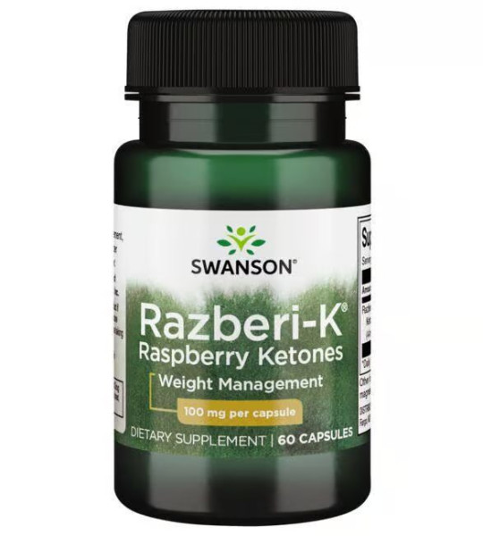 Swanson Razberi-K Raspberry Ketones 100 мг (60 капс)