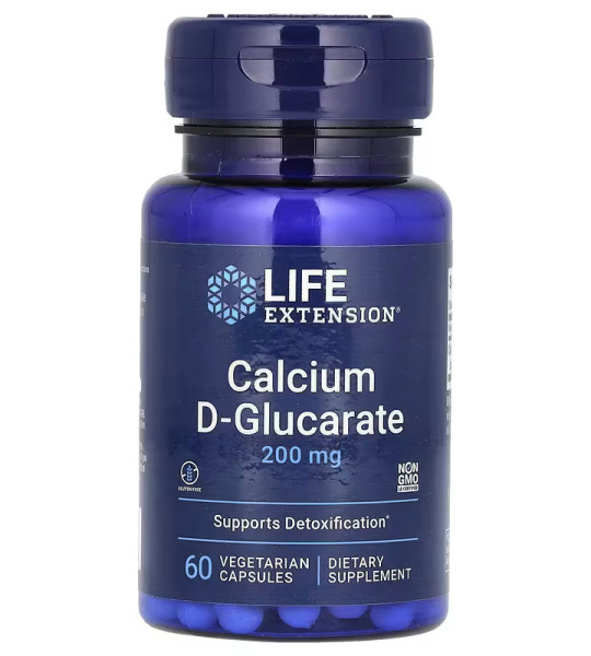 Life Extension Calcium D-Glucarate 200 mg Veg Caps (60 капс)
