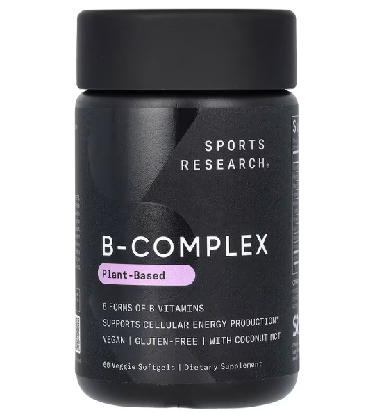 Sports Research B-Complex Plant-Based Veg Caps (60 капс)