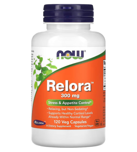 NOW Relora 300 мг Veg Caps (120 капс)