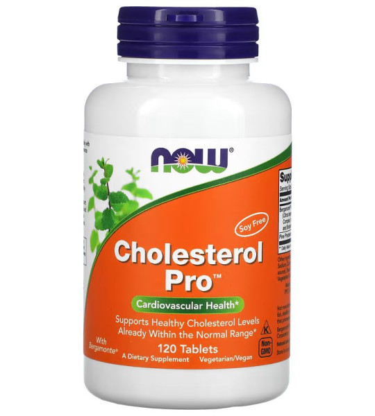 NOW Cholesterol Pro Soy Free (120 табл)