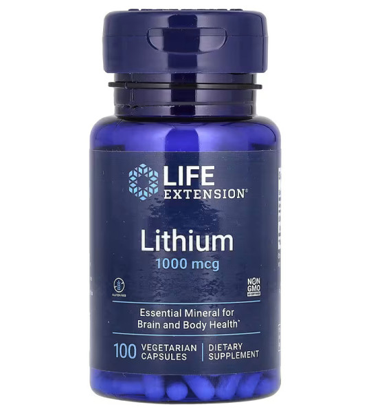 Life Extension Lithium 1000 mcg (100 капс)