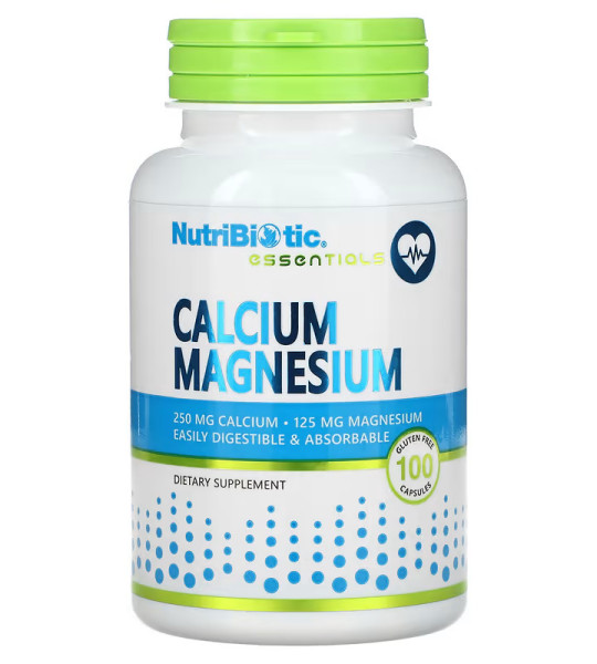 NutriBiotic Calcium Magnesium (100 капс)