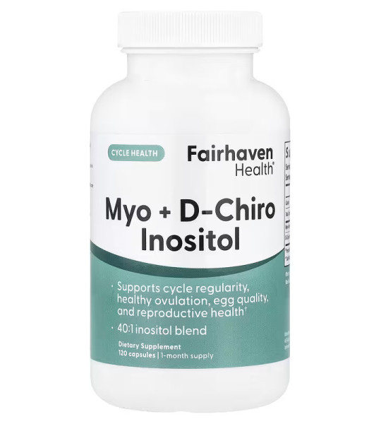 Fairhaven Health Myo+D-Chiro Inositol (120 капс)