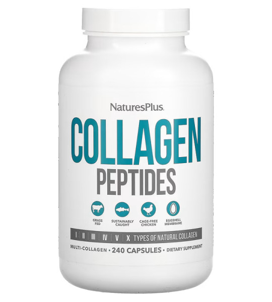 NaturesPlus Collagen Peptides (240 капс)