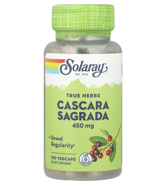 Solaray Cascara Sagrada 450 мг Veg Caps (100 капс)