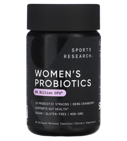 Sports Research Women's Probiotics 65 Billion CFU (30 капс)