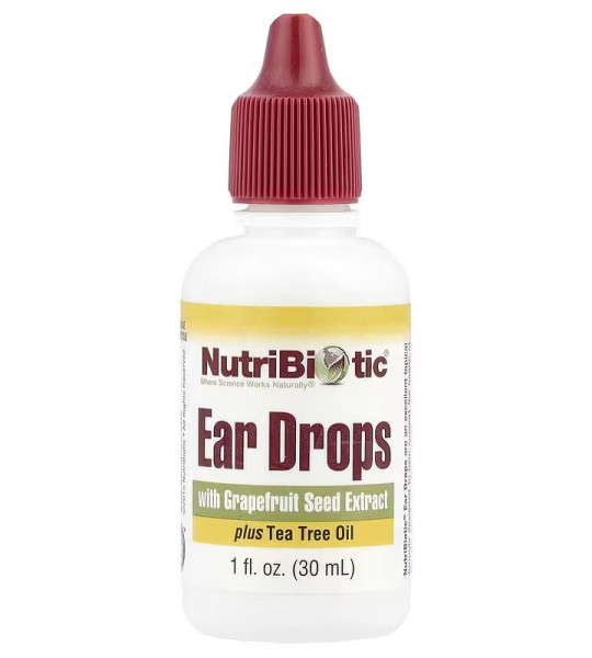 NutriBiotic Ear Drops With Grapefruit Seed Extract (30 мл)