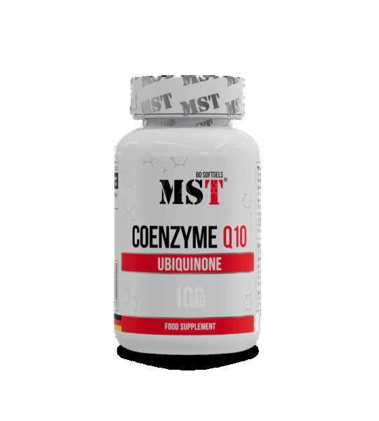 MST Coenzyme Q10 Ubiquinone 100 мг Softgels (60 капс)