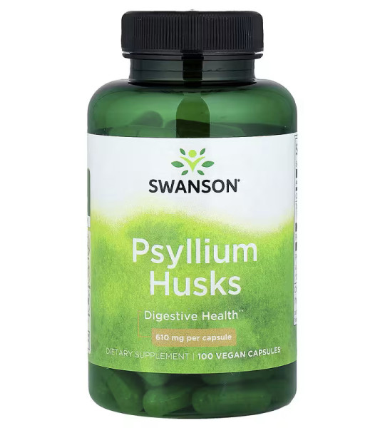 Swanson Psyllium Husks 610 мг Veg Caps (100 капс)