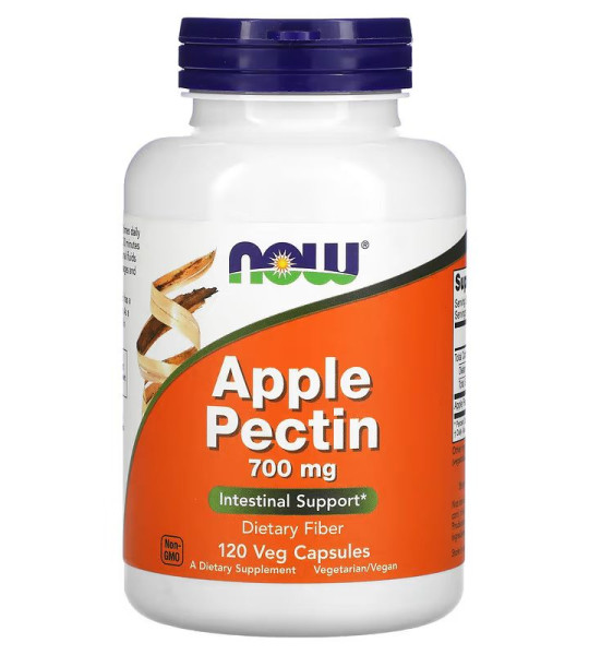 NOW Apple Pectin 700 мг Veg Caps (120 капс)