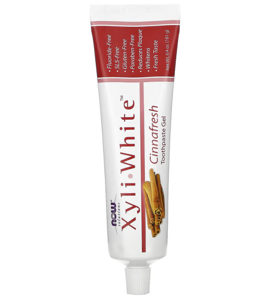 NOW Solutions XyliWhite Cinnafresh Toothpaste Gel (181 грам)