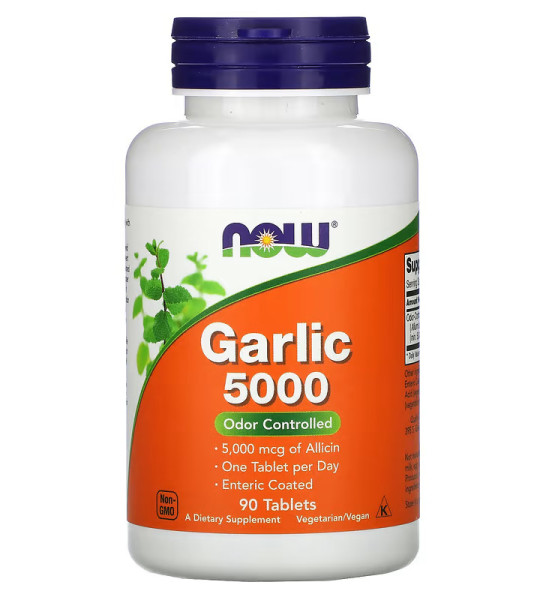 NOW Garlic 5000 (90 табл)