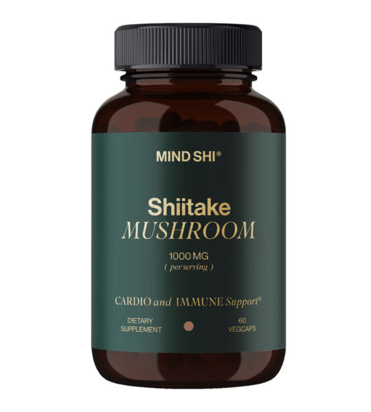 Mind Shi Shiitake Mushroom 1000 mg Veg Caps (60 капс)