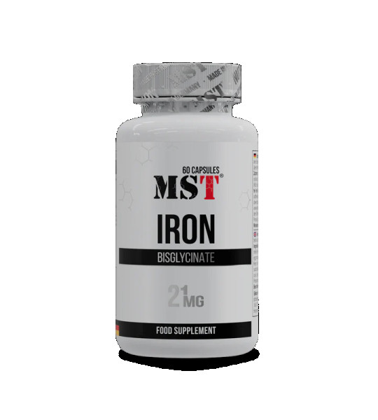 MST Iron Bisglycinate 21mg 60 капс