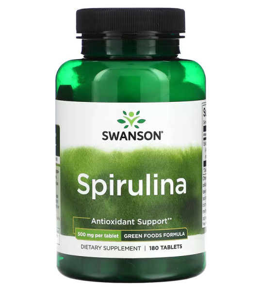 Swanson Spirulina 500mg (180tablets)