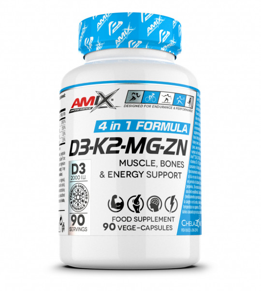 Amix D3-K2-Mg-Zn 4 in 1 Formula Veg Caps (90 капс)