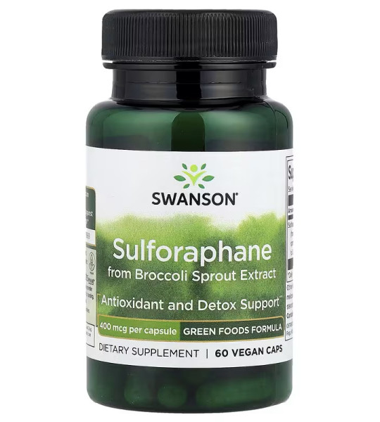 Swanson Sulforaphane 400 mcg Veg Caps (60 капс)