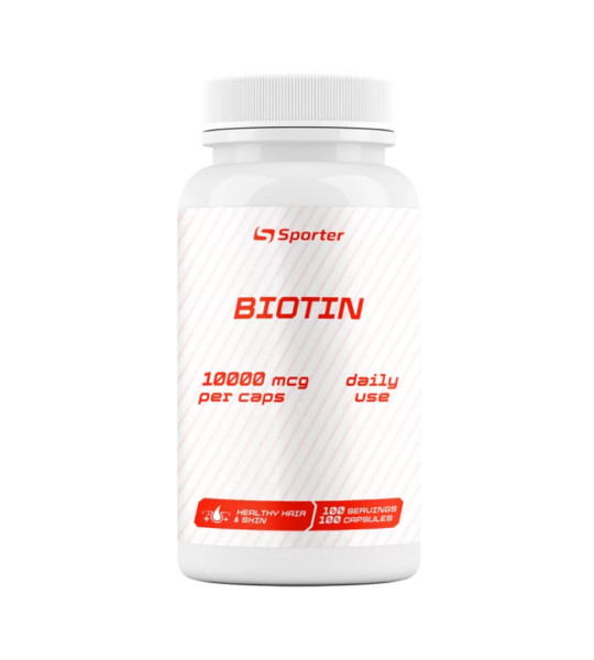 Sporter Biotin 10000 мкг 100 капс