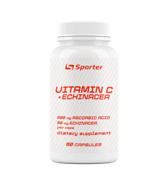 Sporter Vitamin C + Echinacea 60 капс
