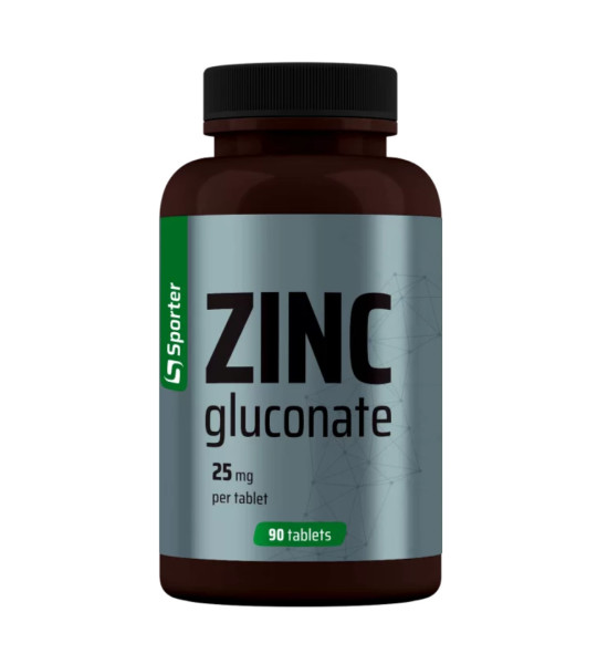 Sporter Zinc Gluconate 25 mg 90 табл