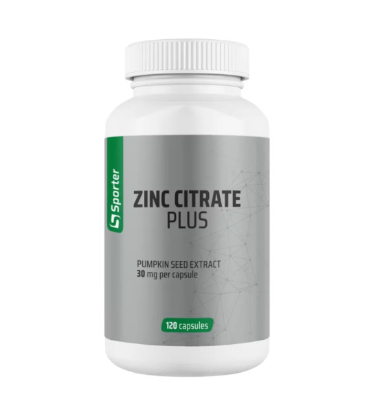 Sporter Zinc Citrate Plus 30 мг (120 капс)