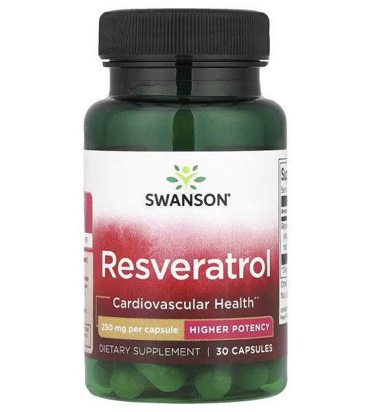 Swanson Resveratrol 250 мг (30 капс)