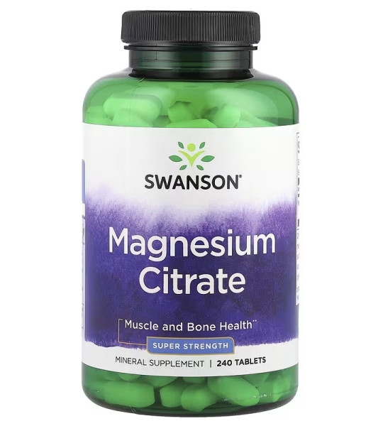 Swanson Magnesium Citrate (240 табл)