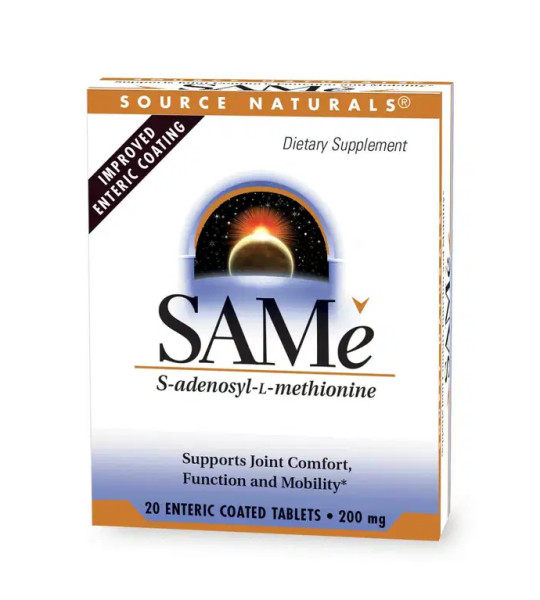 Source Naturals SAMe 200 mg (20 табл)