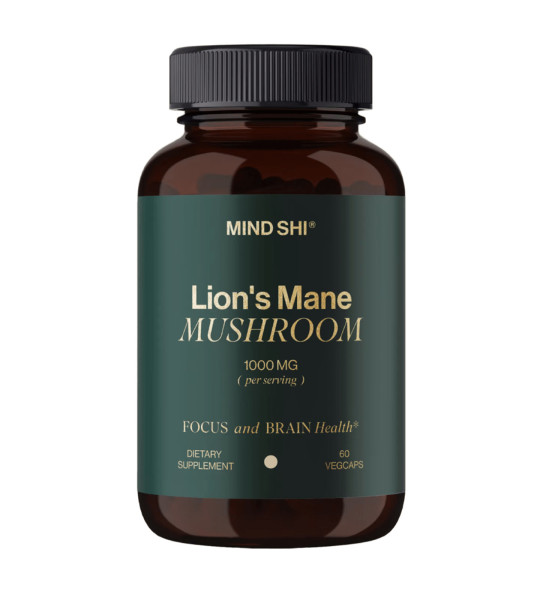 Mind Shi Lion's Mane Mushroom 1000 mg Veg Caps (60 капс)
