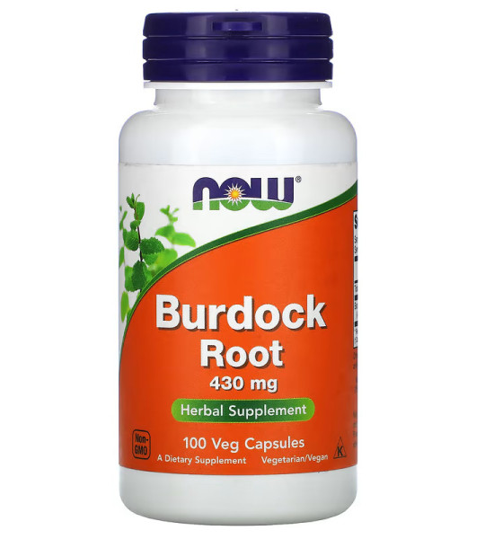 NOW Burdock Root 430 мг Veg Caps (100 капс)