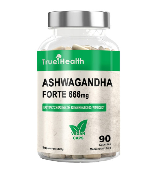True Health Ashwagandha Forte 666 мг Veg Caps (90 капс)
