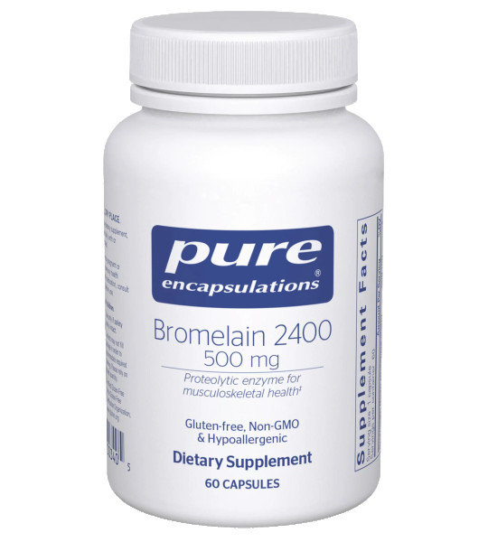 Pure Encapsulations Bromelain 2400 500 mg 60 капс
