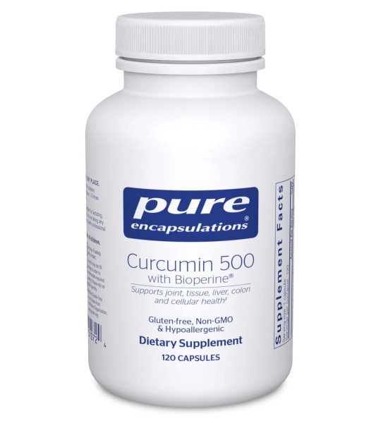 Pure Encapsulations Curcumin 500 with Bioperine® 120 капс