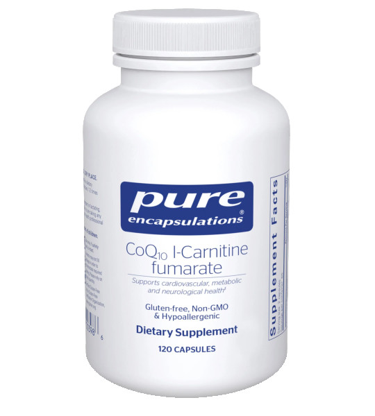 Pure Encapsulations Coq10 l-Carnitine fumarate 120 капс