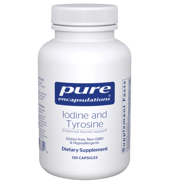 Pure Encapsulations Iodine and Tyrosine 120 капс