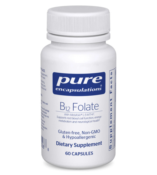 Pure Encapsulations B12 Folate 60 капс