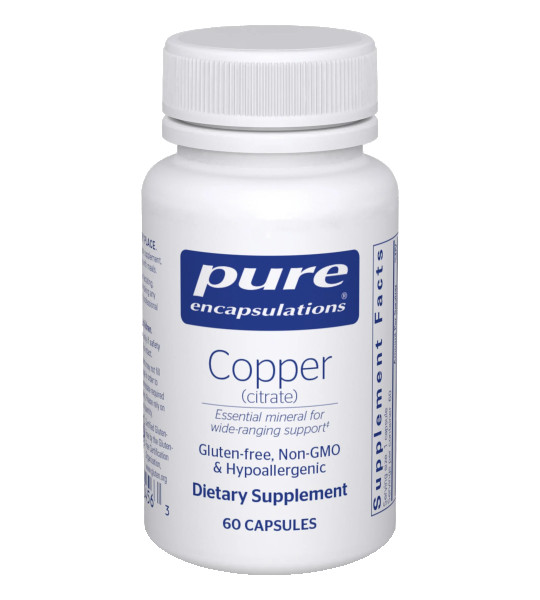 Pure Encapsulations Copper citrate 60 капс