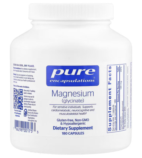 Pure Encapsulations Magnesium Glycinate 180 капс