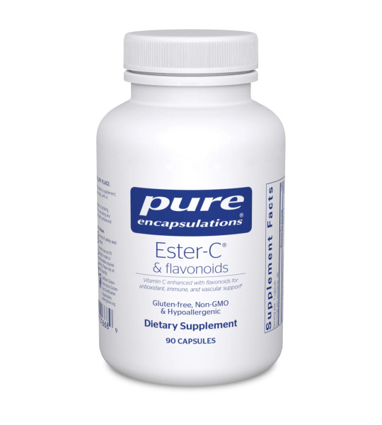 Pure Encapsulations Ester-C & flavonoids 90 капс
