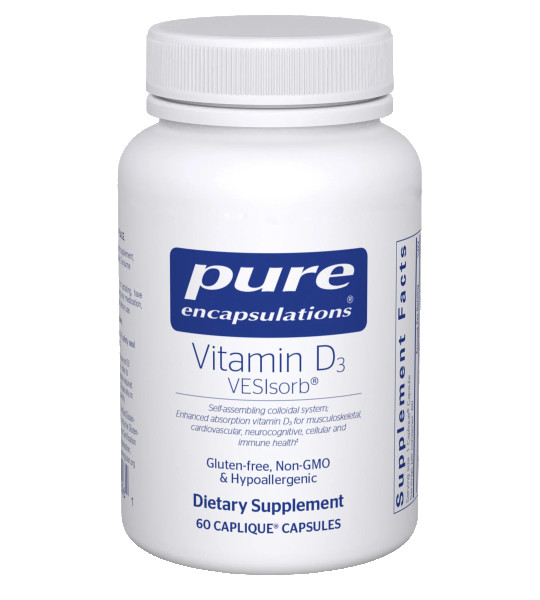 Pure Encapsulations Vitamin D3 VESIsorb 60 капс