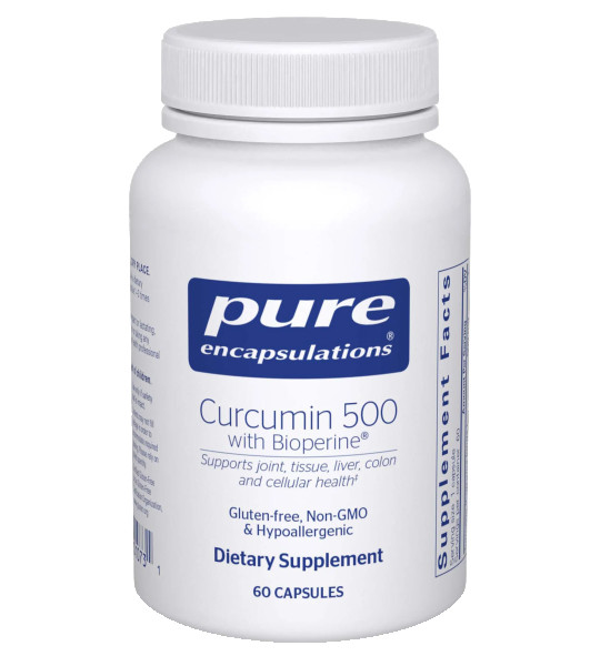 Pure Encapsulations Curcumin 500 with Bioperine 60 капс
