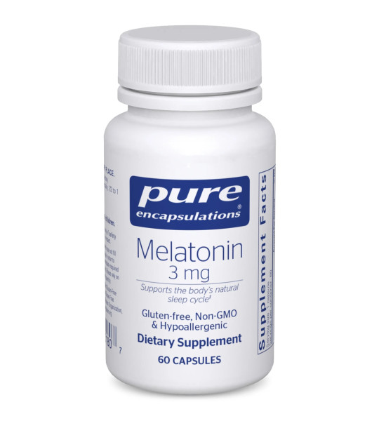 Pure Encapsulations Melatonin 3 mg 60 капс